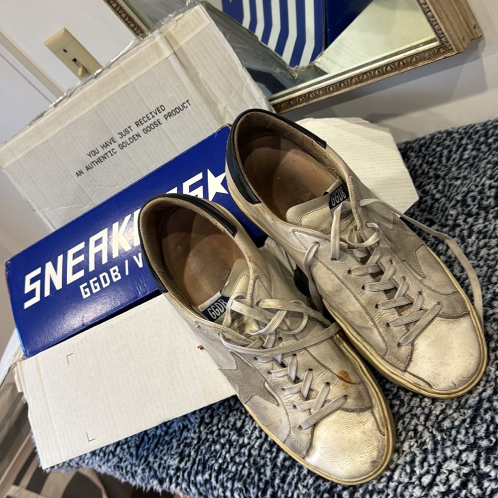 With original box - Golden Goose Hi-Stars & dustbag - good used condition - Picture 2 of 16